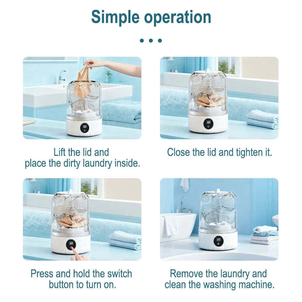 AquaMini Travel Washing Machine