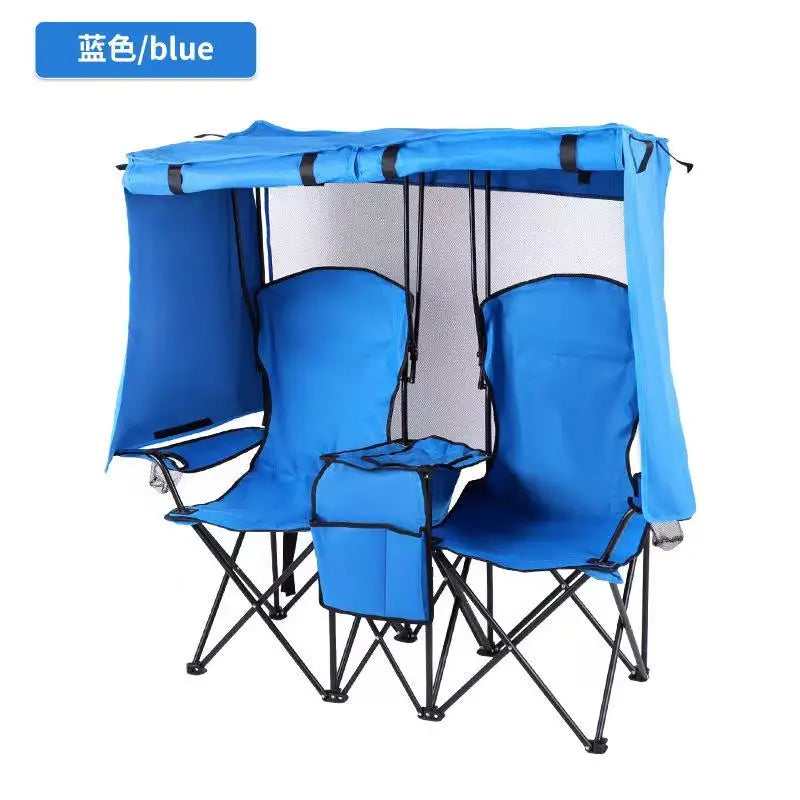 Deluxe Camping Chair with Canopy Shelter